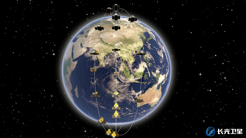 立体测绘星群示意图（长光卫星供图）